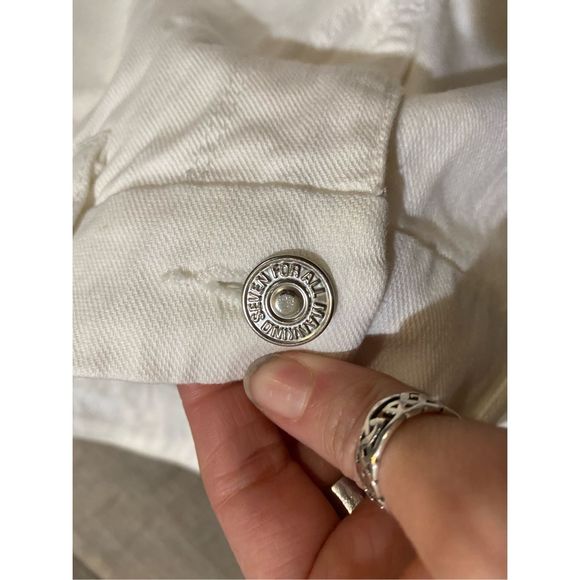 7 for All Mankind *ALI IN SOLEIL White Skinny Bootcut Jeans Sz 26 / US 4 MP $228 - Picture 4 of 12